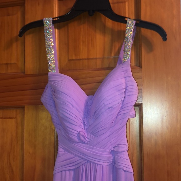 Purple La Femme Prom Dress - Picture 6 of 6